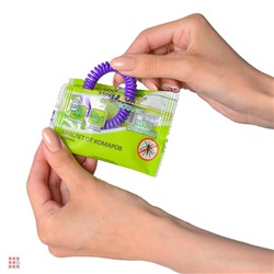 Браслет от комаров «РЕЗИНКА», БИО, Nadzor Botanic