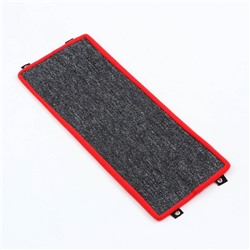 Когтеточка угловая малая, ковролиновая с пропиткой, 55×11 см, микс