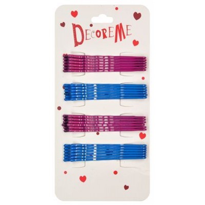 Набор невидимок для волос 6 см 24 шт МИКС 3 цвета 2-718/21 DecoreMe