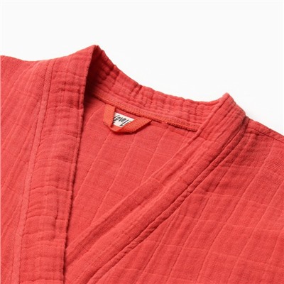 Халат женский муслиновый LoveLife, размер 42-44, хлопок, 4-сл, 235 г/м²