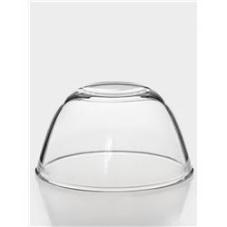 Салатник Доляна Simple, 750 мл, 15×8 см, стекло, прозрачный