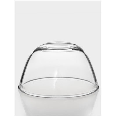 Салатник Доляна Simple, 750 мл, 15×8 см, стекло, прозрачный