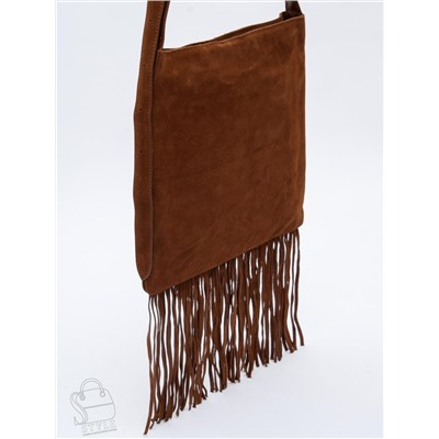 Сумка женская кожаная 5831-1P brown Polina&Eiterou