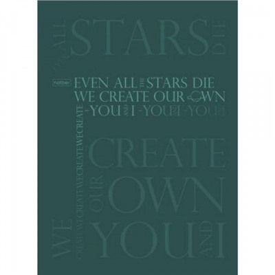 Бизнес-блокнот А4 80л клетка "Астрологика" 5цв.блок, мат.лам. (093782) Хатбер