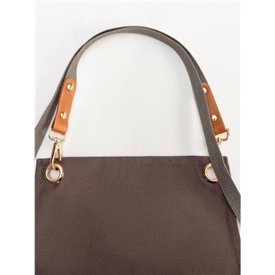 Фартук Этель «Стиль», серый, 70×78 см, 100% хлопок