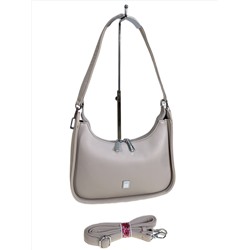 Женская сумка из искусственной кожи, цвет серо-белый