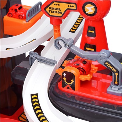 Парковка-трек "Пожарная часть" в коробке