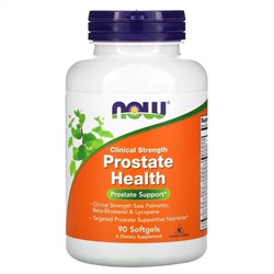 Now Foods, Clinical Strength, добавка для здоровья предстательной железы, 90 капсул