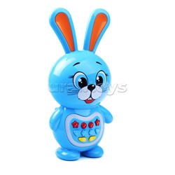 Зайчик сказочник Сутеев В. (50 песен, сказок и фраз, свет. на бат.) в коробке