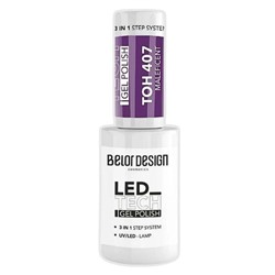 БЕЛОР ДИЗАЙН Гель для ногтей LED TECH  №407 фиолетовый