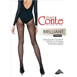 Колготки женские CONTE Колготки в горошек с люрексом BRILLIANT
