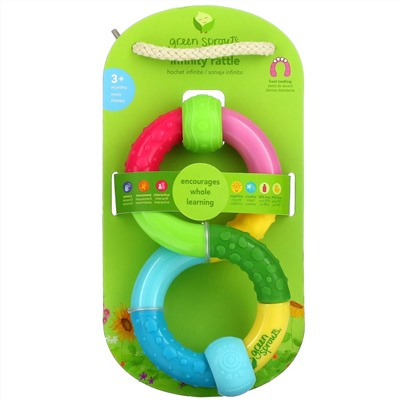 Green Sprouts, Infinity Rattle, 3+ Months, 1 Rattle