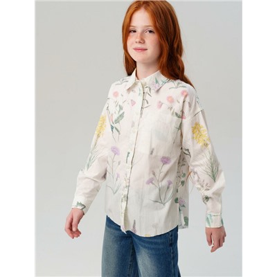 Рубашка текстильная для девочек