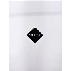 Набор бокалов для пива Magistro «Руно», 550 мл, 6 шт., 20.1×6.3 см, на ножке, стекло, с золотой отводкой, прозрачный