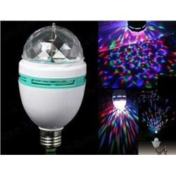 LED Mini Party Lamp / Вращающаяся разноцветная диско лампа