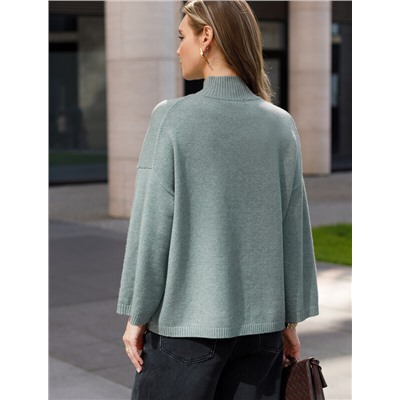 Свитер из пряжи с кашемиром