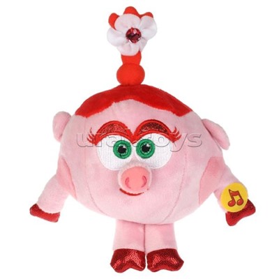 Мягкая игрушка "Смешарики" Нюша, 13см, муз. чип, в пакете