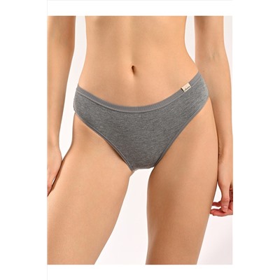 Женские трусы из вискозы в рубчик INDEFINI, 1235507