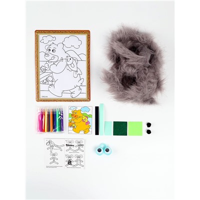 Набор для творчества: создание игрушки и раскраска «Коала и друзья»