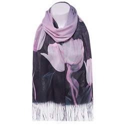 Палантин D2323 Тюльпаны