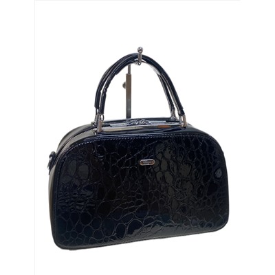 Женская сумка из искусственной кожи, цвет черный