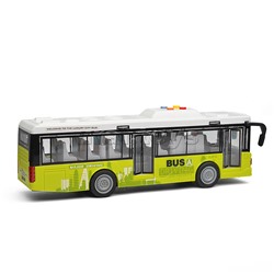 Автобус "Экскурсионный" (свет, звук) в коробке (желтый)