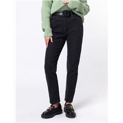 Джинсы mom-fit из 100% хлопкового денима