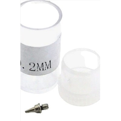 Nail Art Игла и сопло для аэрографа, диаметр 0,2 мм KRISTALLER, 1107023