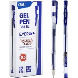 Ручка гелевая EveryU EG65-BL 0.5 мм синяя (1872835) Deli