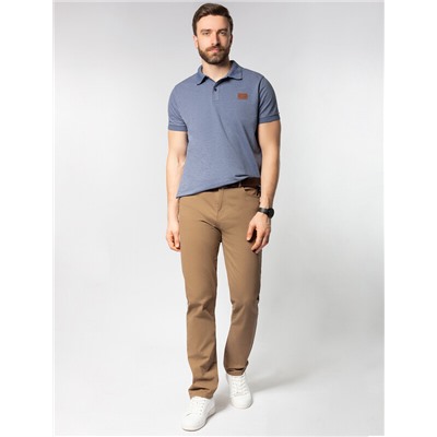 Брюки из плотного хлопка с эластаном