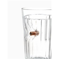 Стакан гранёный непробиваемый с пулей «Крафт», 250 мл