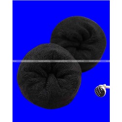 3 ПАРЫ - Термоноски мужские ШЕРСТЬ внутри махра ЧЕРНЫЕ арт. 1553