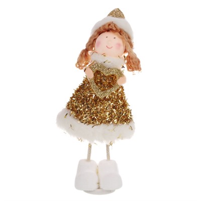 Новогоднее украшение 8x5x16 см  / N115ABС /уп 150/ микс (олень)