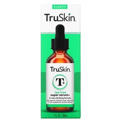 TruSkin, Tea Tree Super Serum+, 1 fl oz (30 ml)