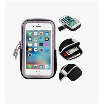 Чехол - сумка с двумя отделениями на руку для занятий спортом18x11x2см