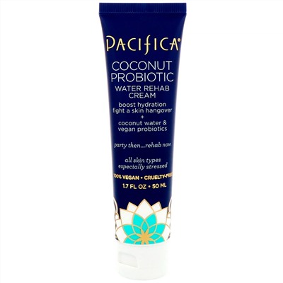 Pacifica, Coconut Probiotic Water Rehab Cream, 1.7 fl oz (50 ml)