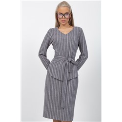 Юбка Студио (полоска/серый)