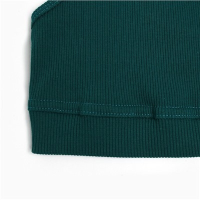 Топ укороченный женский Mist Old School, размер 44, зелёный