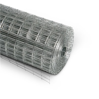 Сетка оцинкованная, сварная, 10×0.5 м, ячейка 12.5×25 мм, d=0.7 мм, Greengo