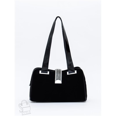 Сумка женская кожаная 91153MSS black  Velina Fabbiano-Safenta