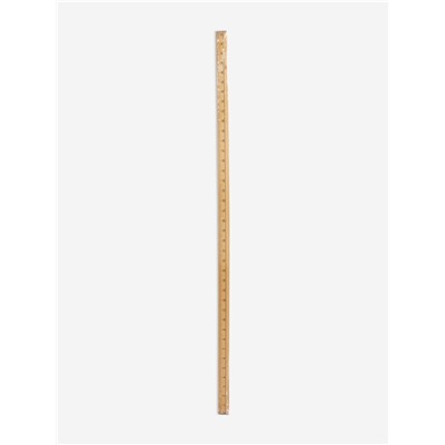 Метр деревянный, 100 см, см/дюймы