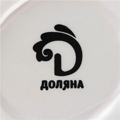 Сахарница Доляна «Зайка», 650 мл, доломит, розовая