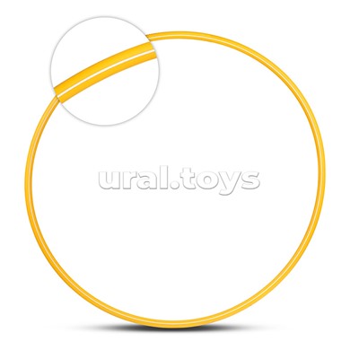 Обруч d-700мм., желтый