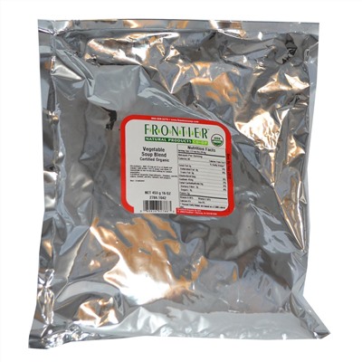 Frontier Natural Products, Органическая овощная смесь для супа, 16 унций (453 г)