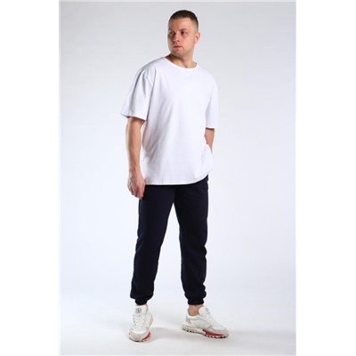 Брюки футер двухнитка с тонким начесом Арт. 1009 (Синий)