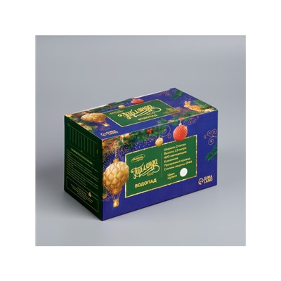 Гирлянда «Водопад» 2×1.5 м, IP44, прозрачная нить, 400 LED, свечение белое, 8 режимов, 220 В