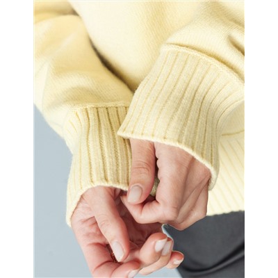 Базовый джемпер из мягкой пряжи с кашемиром с разрезами по бокам