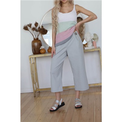 Брюки женские Wisell, размер 46, серые