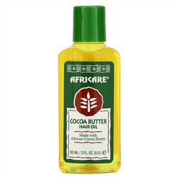 Cococare, Africare, Cocoa Butter Hair Oil, 2 fl oz (60 ml)