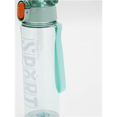 Бутылка для воды пластиковая Sport, 600 мл, голубая